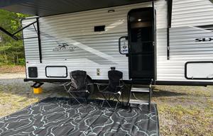 Cute little Murphy bed and bunk house