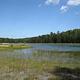 A view of Wagner Lake from Chimney Loop Campground