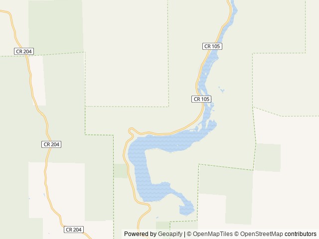Map of Cooper Gulch Campground location at Redding, CA, United States