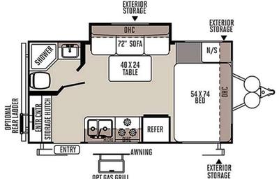 2016 Forest River RV Rockwood Mini Lite 1809S RV rental photo 2