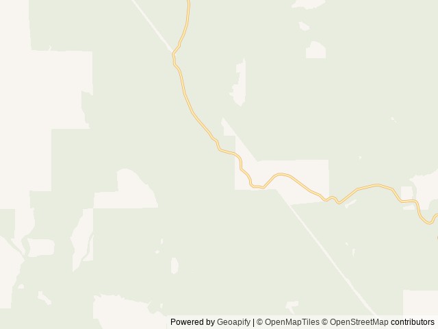 Map of Elderberry Flat Campground location at Medford, OR, United States