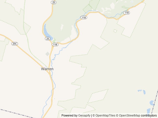 Map of Moose Hillock Camping Resort - NH location at Warren, NH, United States