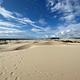 View of the dunes adjacent to the campground
