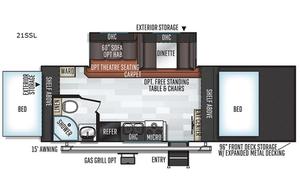 2019 Forest River RV Rockwood Roo 21SSL