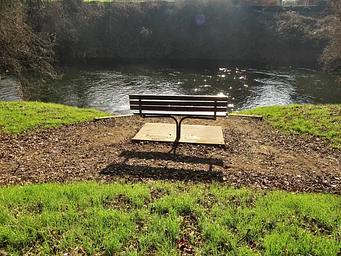 Bench at Valley Oak Recreation Area