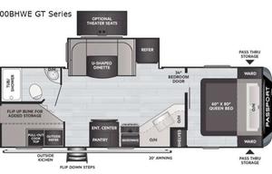 2021 KEYSTONE WITH BUNKHOUSE
