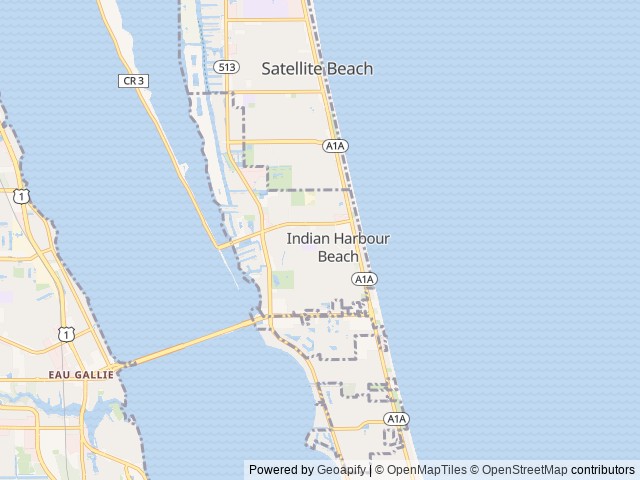 Map for ROVER near Satellite Beach, FL