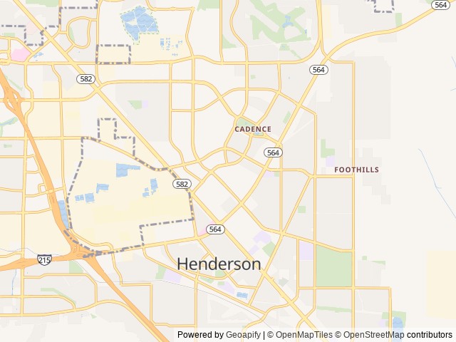 Map for Irma's 2025 Highland Ridge Open Range 26BHS+ Solar near Henderson, NV