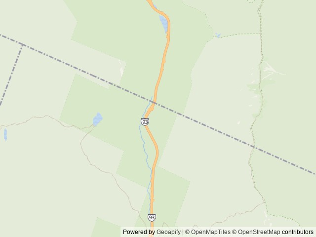 Map of Lafayette Place Campground location at Franconia, NH, United States