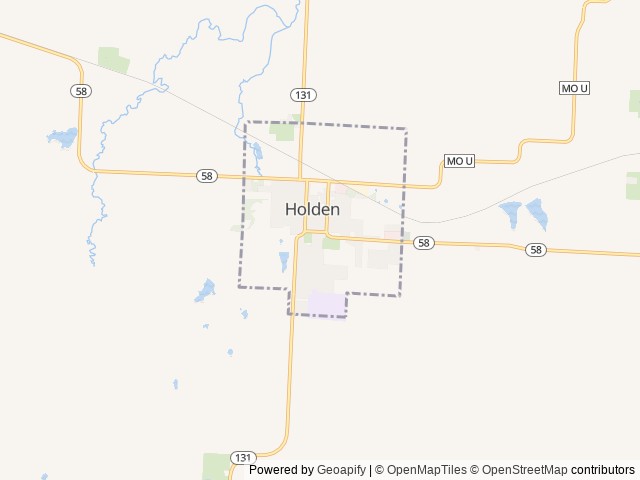 Map for Room for the Whole Crew! near Holden, MO
