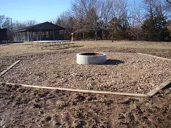 Group Fire Ring at Frank Russell Equestrian Campground