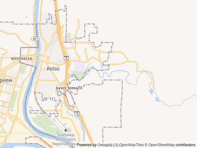 Map for Nick name ( R- 66 ) 2024 keystone hideout 25BH near Kelso, WA
