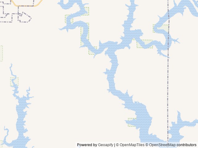 Map of Thousand Trails Hidden Cove location at Arley, AL, United States