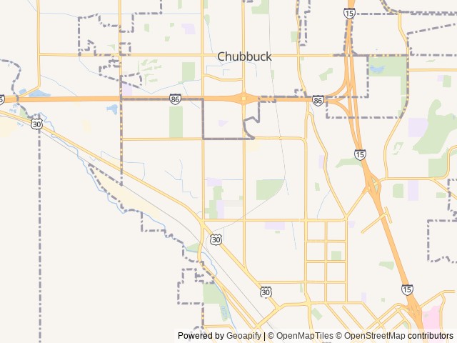 Map for 2021 Palomino Puma 289BHS near Pocatello, ID