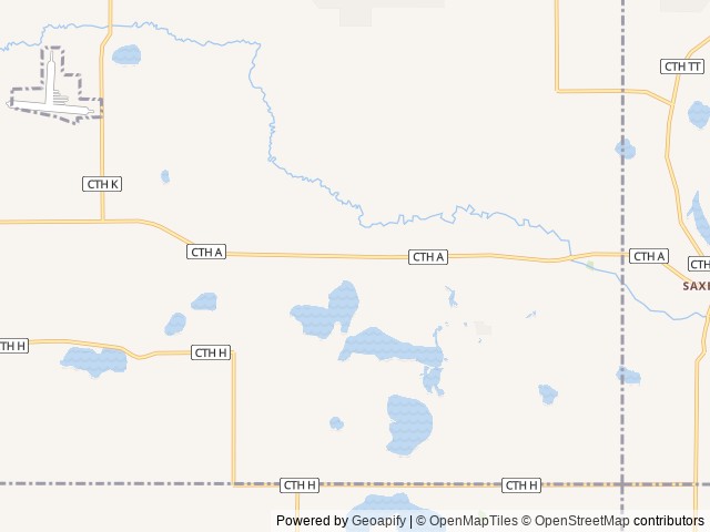 Map of Rose's Enchanted Forest Campground, LLC location at Wild Rose, WI, United States