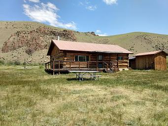 Front door view of Stone Cellar Guard Station