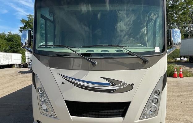 The 2 bathroom RV. No more waiting in line.