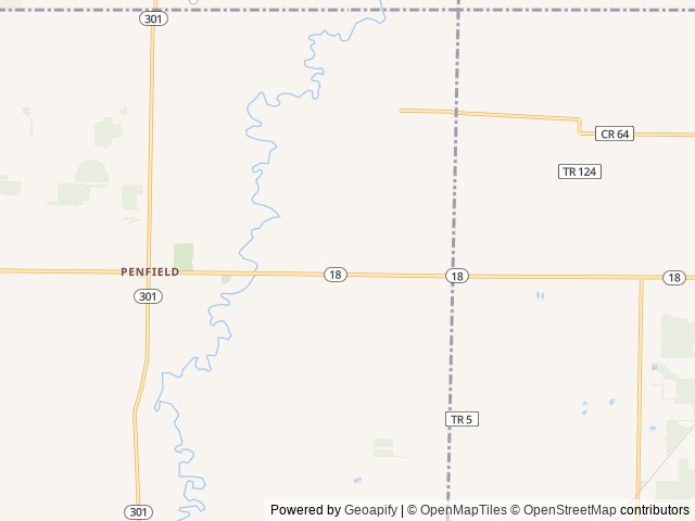Map for 2022 Forest River RV Cherokee Arctic Wolf 287BH near Wellington, OH