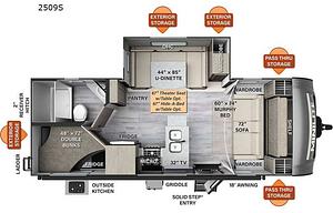 2023 Forest River RV Rockwood Mini Lite 2509S