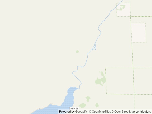Map of Ahart Campground location at Foresthill, CA, United States