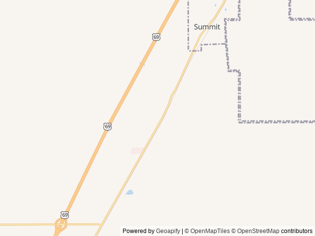 Map of Silver Canyon RV Ranch location at Muskogee, OK, United States