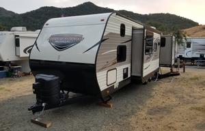 RV Trailer Delivered to Your Reserved Camping site