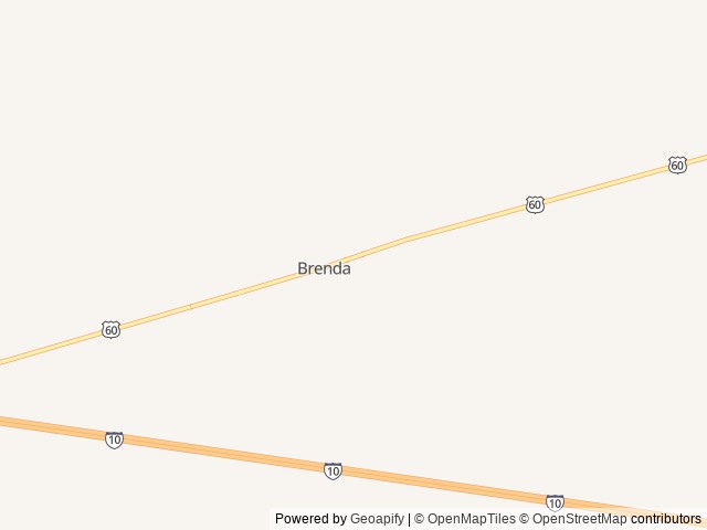 Map of Wagon West RV Park location at Salome, AZ, United States