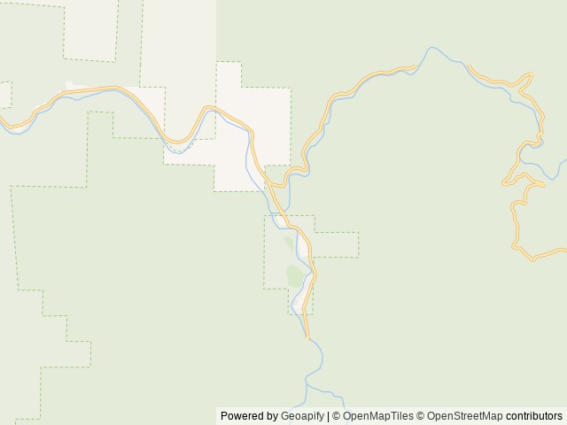 Map of Trask River County Campground location at Tillamook, OR, United States