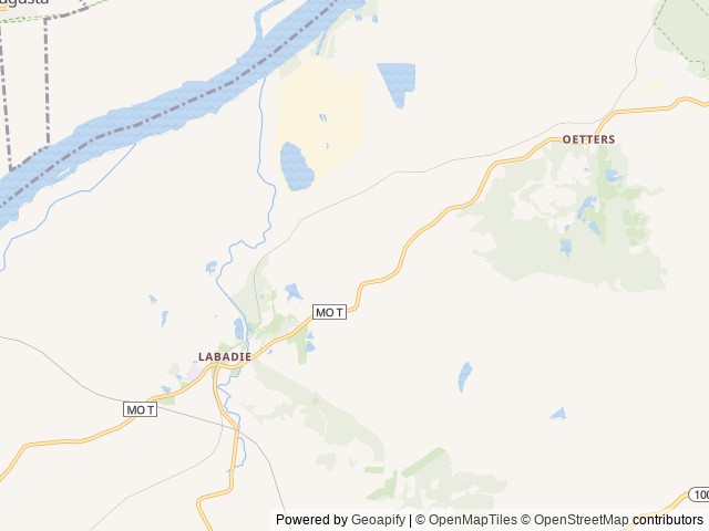 Map for Spacious couples RV, dog friendly Hideout near Labadie, MO