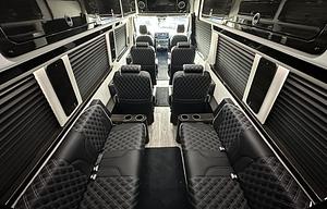 Luxury 10 Passenger Van with Bathroom