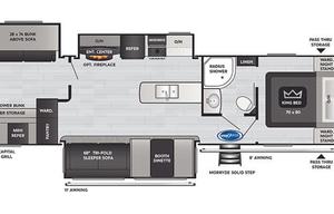 2022 Keystone RV Cougar Half-Ton 34TSB