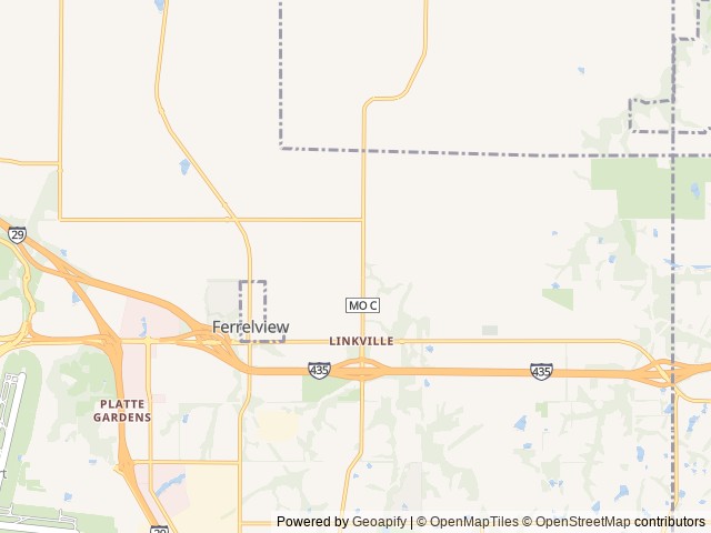 Map for Grey Wolf Family Camper near Kansas City, MO