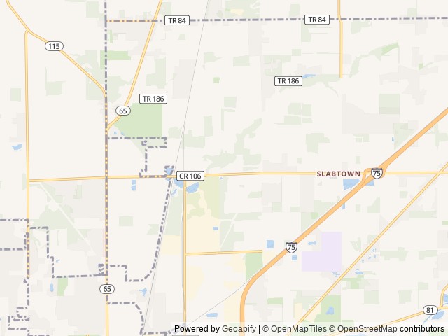 Map for 2016 Forest River Vibe 311 rls near Lima, OH