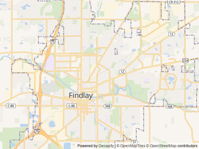 Map for FREE WIFI & CABLE TV!!!! near Findlay, OH