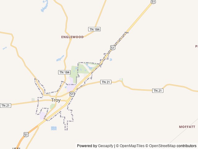 Map for DELIVERY Motorcycle-golf-UTV TOY Hauler near Troy, TN