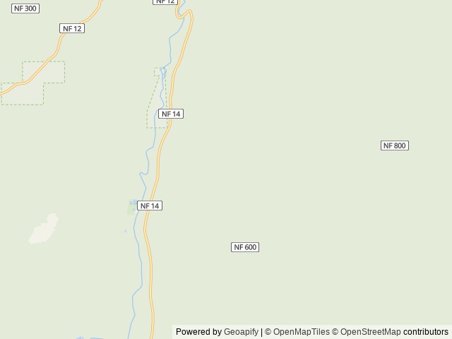 Map of Green Ridge Lookout location at Sisters, OR, United States