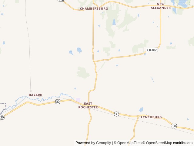 Map of Big Arb's Campground location at Navarre, OH, United States