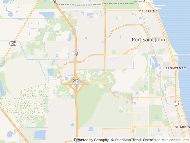 Map for Small Family luxury Camper Rental near Cocoa, FL