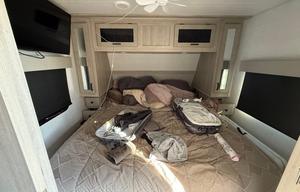 Party trailer on wheels