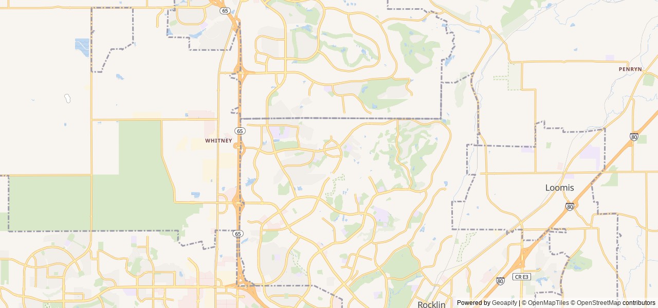 Map for The Little Hauler 3,700 lb Bunkhouse near Rocklin, CA