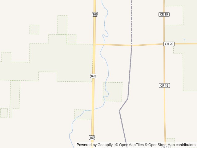 Map of Rum River Campground location at Onamia, MN, United States