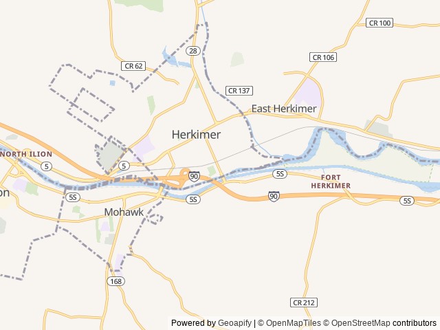 Map for 2012 Forest River RV Flagstaff Shamrock 23RS near Mohawk, NY