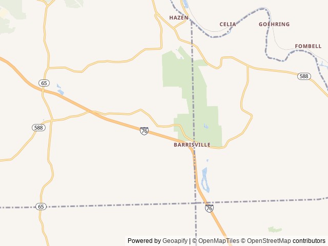 Map of Harts Content Campground location at Beaver Falls, PA, United States
