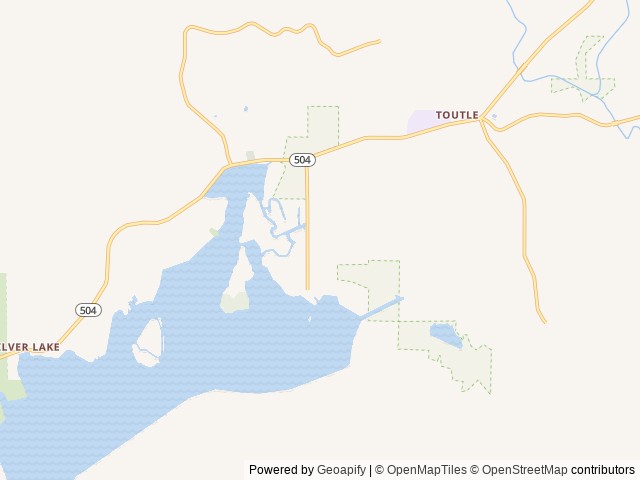 Map of Silver Cove RV Resort location at Silver Lake, WA, United States