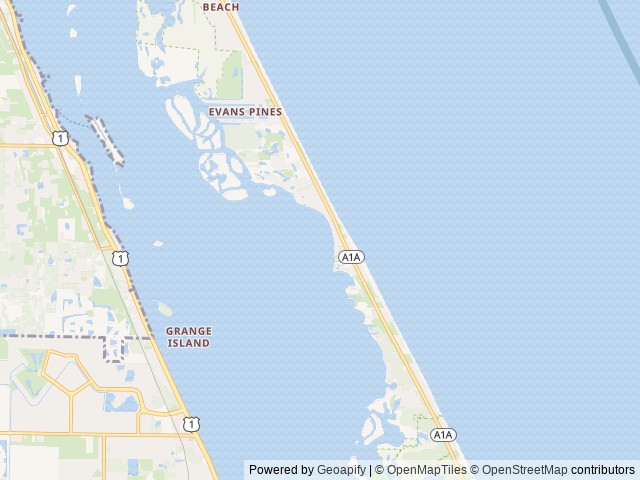 Map for 2022 Braxton Creek Free Solo Plus DIN near Melbourne Beach, FL