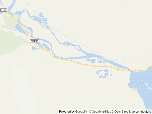 Map of Williwaw Campground location at Girdwood, AK, United States