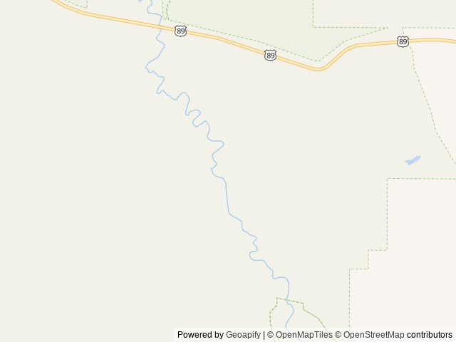 Map of White House Campground location at Kanab, UT, United States