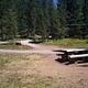 Campsite in Diamond Lake Campground