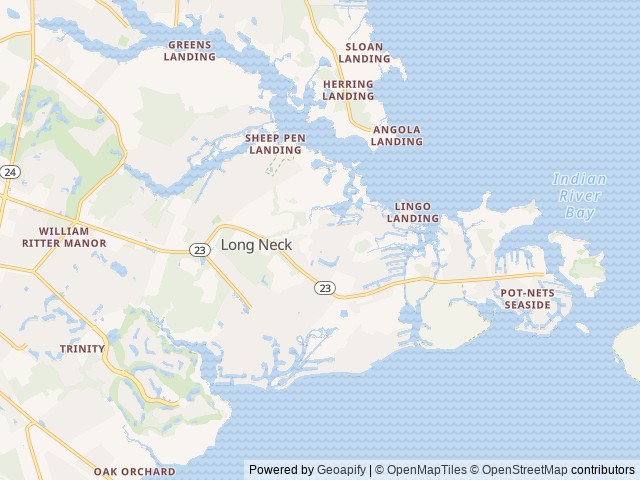 Map of Lighthouse Beach RV Resort location at Millsboro, DE, United States