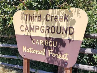 Third Creek Campground Sign